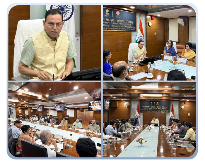ESIC Review meetings on States On-Account Payment held